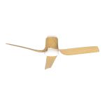 Ushuaia 133cm 30W LED Dimmable Ceiling Light With Built-In 35W DC Fan, 2700-5000K Remote & APP Control, 3300lm, White/Wood, 5yrs Warranty