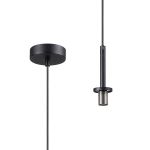Gana Adjustable Pendant Kit (FRAME ONLY), 1 Light G9, IP44, Satin Black