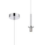 Gana Adjustable Pendant Kit (FRAME ONLY), 1 Light G9, IP44, Polished Chrome