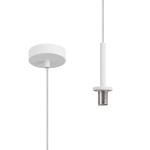 Gana Adjustable Pendant Kit (FRAME ONLY), 1 Light G9, IP44, Satin White