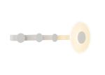 Venus Wall Lamp Coat Rack, 6W LED, 3000K, 490lm, White, 3yrs Warranty