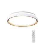 Verona 50cm Round Ceiling 55W LED With Remote Control 2700K-5000K, 7350lm, Gold, 3yrs Warranty