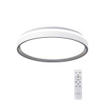 Verona 50cm Round Ceiling 55W LED With Remote Control 2700K-5000K, 7350lm, Grey, 3yrs Warranty