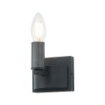 Stella Wall Lamp, 1 Light E14, Satin Black/Pewter