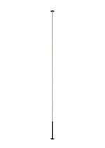 Vertical 1 Light Floor Lamp, 36W LED, 3000K, 2160lm, Dimmable, Black, 3yrs Warranty