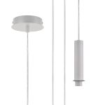 Wick 5m Single Pendant (FRAME ONLY), 1 x G9, Satin White