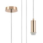 Wick 10cm Body, 5m Single Pendant (FRAME ONLY), 1 x E27, French Gold