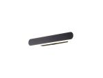 Via 30cm Linear Wall Lamp, 1 x 12W LED, 4000K, 568lm, Satin Black, 3yrs Warranty