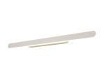 Via 80cm Linear Wall Lamp, 1 x 30W LED, 4000K, 1300lm, Sand White, 3yrs Warranty