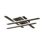 Via Lattice Ceiling, 40W LED, 4000K,1400lm, Satin Black, 3yrs Warranty