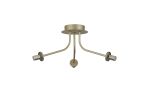 Templo 40cm Semi Flush Light (FRAME ONLY), 3 Light G9, Light Painted Beige