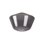Zenth 30x21.5cm Smoke Plated Hexagonal Glass (G), Shade