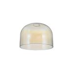 Zenth 24x17cm Iridescent Cloche Glass (K), Shade