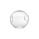 Zenth 25x23.5cm Clear Round Dimple Glass (L), Shade