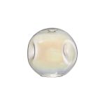 Zenth 25x23.5cm Iridescent Round Dimple Glass (L), Shade