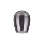 Zenth 20x25.5cm Smoke Plated Wine Glass (M), Shade