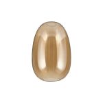 Zenth 20x30cm Amber Plated Slim Curved Trapezium Glass (N), Shade