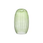 Zenth 18x29cm Green Ribbed Tubular Glass (O), Shade