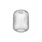 Zenth 20x25.5cm Clear Ribbed Cylinder Glass (P), Shade