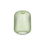 Zenth 20x25.5cm Green Ribbed Cylinder Glass (P), Shade