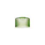 Zenth 17x11cm Green Chevron Pattern Drum Glass (S), Shade