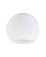 Zenth 25x22.5cm Open Mouth Round Opal Globe Glass (U), Shade