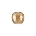 Zenth 18x17cm Amber Plated Wine Glass (X), Shade
