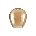 Zenth 25x27cm Amber Plated Wine Glass (X), Shade