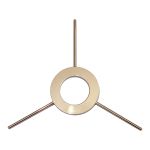 Zenth 3 Rod Glass Suspension 150-200mm Bracket, French Gold