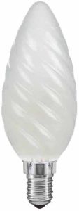 Candle 45mm Twisted Frosted E14 40W