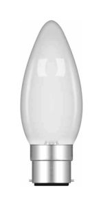 Candle 35mm B22 Opal 60W Incandescent/T