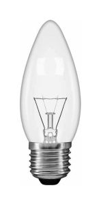 Candle 35mm E27 Clear 25W  Incandescent/T