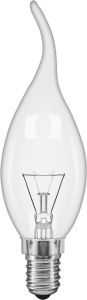 Candle Tip E14 Clear 60W Incandescent/T