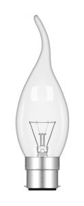 Candle Tip B22 Clear 60W Incandescent/T