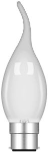 Candle Tip B22 Frosted 25W Incan/t