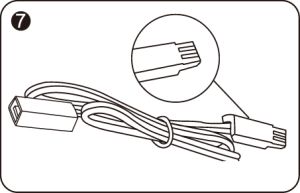Axis Connecting Cable Single Colour 30cm