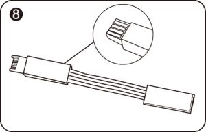 Axis Connecting Cable Multi-Colour 5cm