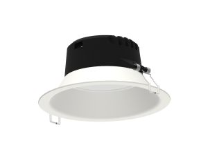 Medano Downlight 17.3cm Round, 12W, 3000K, 1100lm, White, Cutout 150mm, Cut Out: 150mm, Driver Included, 3yrs Warranty