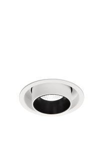 Garda Retractable Recessed Swivel Spotlight, 7W, 3000K, 610lm, Matt White & Black, Cut Out 84mm, Driver Included, Driver Included, 3yrs Warranty