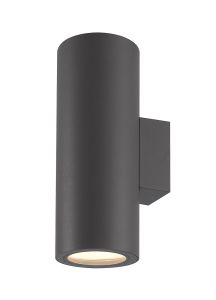 Volcano Wall Lamp, 2 x E27, IP54, Graphite, 2yrs Warranty