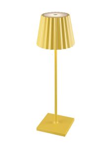 K2 Table Lamp, 2.2W LED, 3000K, 188lm, IP54, USB Charging Cable Included, Yellow, 3yrs Warranty