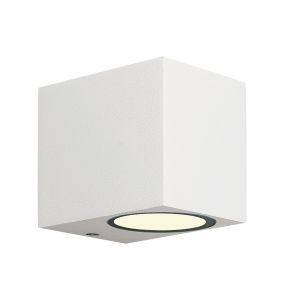 Kandanchu Square Wall Lamp, 1 x GU10, IP54, Sand White, 2yrs Warranty