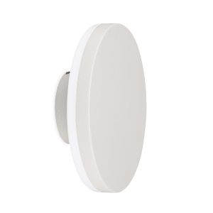 Bora Round Wall Lamp, 9.6W LED, 3000K, 720lm, IP54, White, 3yrs Warranty