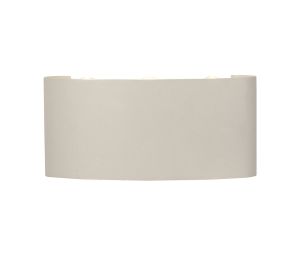 Arcs Wall Lamp, 6W LED, 3000K, 450lm, IP54, Sand White, 3yrs Warranty