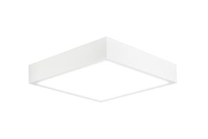 Saona 12cm Square LED Surface Flush Fitting,8W,4000K,720lm,Matt White/Frosted Acrylic,3yrs Warranty