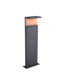 Ruka Floor Lamp Medium, 13W LED, 3000K, 850lm, IP54, Anthracite/Walnut, 3yrs Warranty