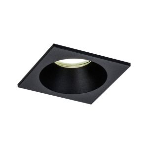 Comfort GU10 Downlight Square, 1 x GU10 (Max 12W), IP54, Matt Black, Cut Out: 75mm, 2yrs Warranty, Lampholder Included