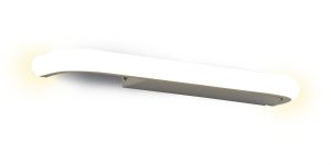 Tenerife 34cm Linear Wall Lamp Shelf With USB Socket, 8W LED, 3000K, 640lm, White, 3yrs Warranty