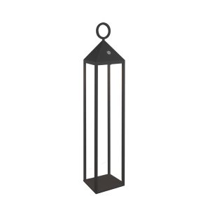 Astun Rechargeable Battery Operated  Lantern Large, 2.2W LED, 3000K, 188lm, IP54, USB Charging Cable Included, Graphite, 3yrs Warranty