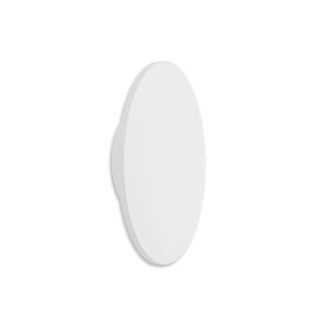 Bora Bora Wall Light 18cm Round 12W LED 3000K, 1080lm, Matt White, 3yrs Warranty